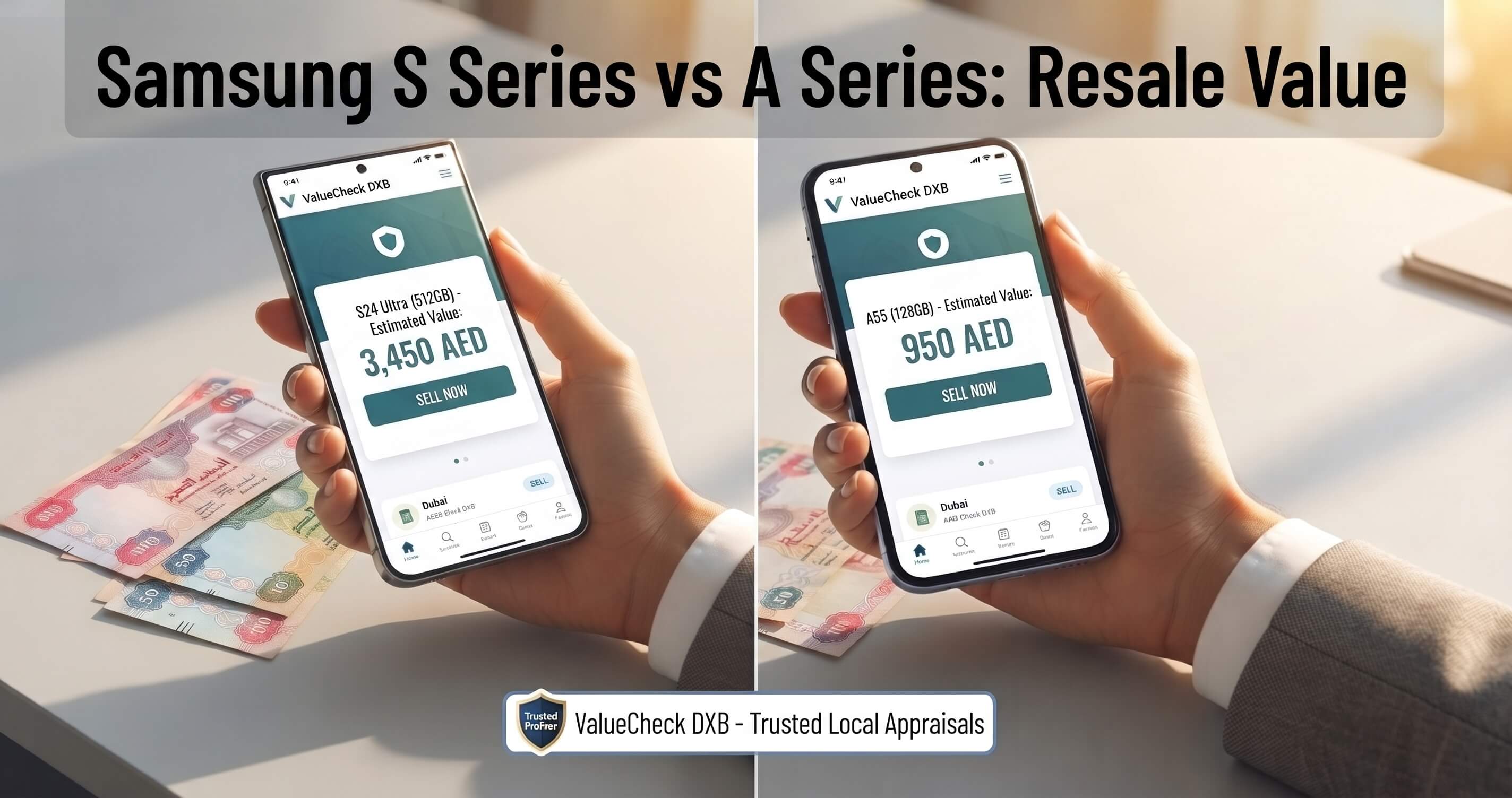 Samsung S Series vs A Series Resale Value in Dubai