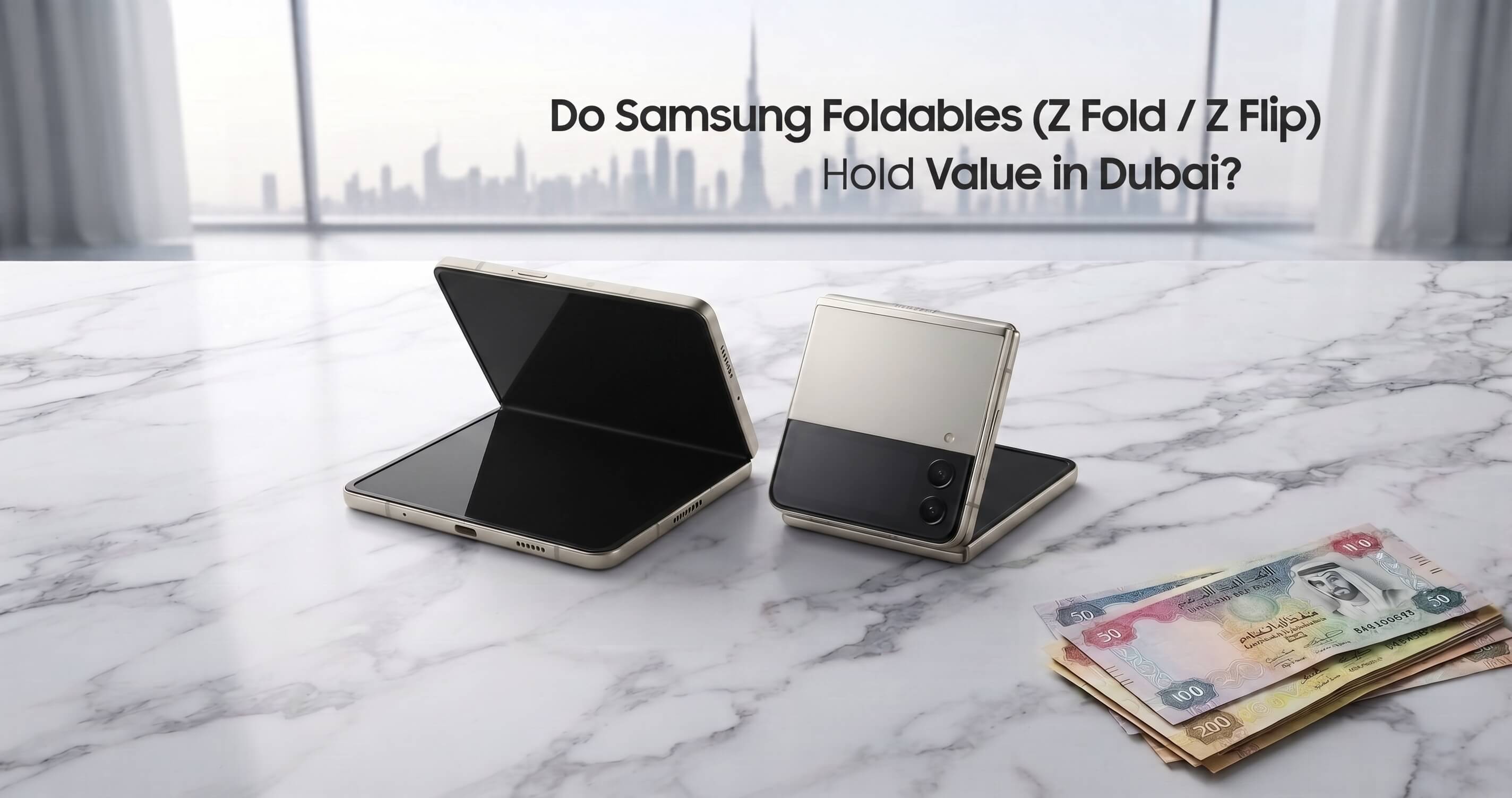 Do Samsung Foldables (Z Fold / Z Flip) Hold Value in Dubai?