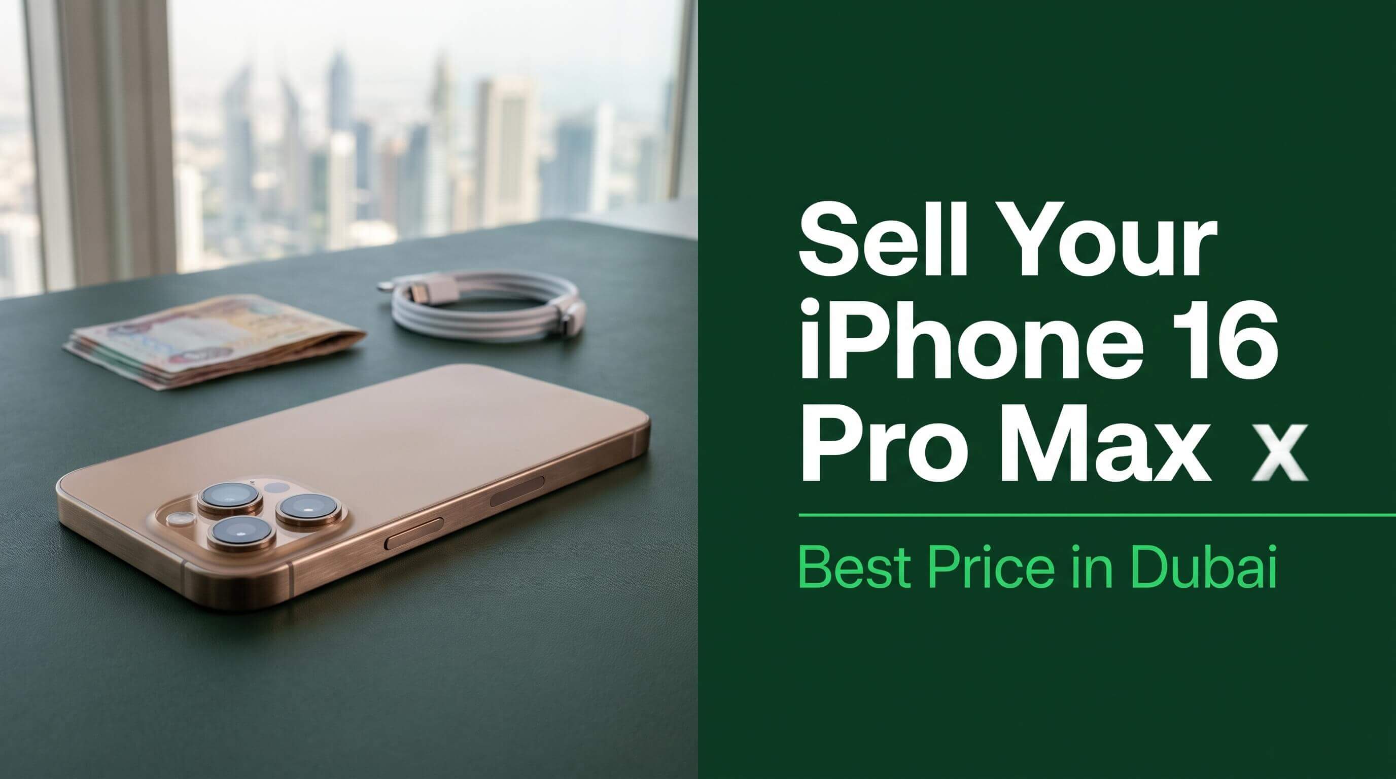 Sell iPhone 16 Pro Max Dubai | Best Price + Same-Day Cash