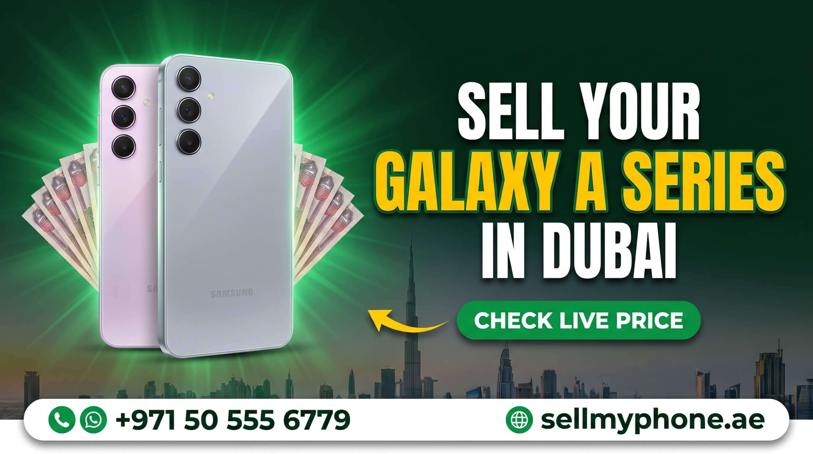 Sell Samsung A Series in Dubai: A57, A56, A55 Price Guide
