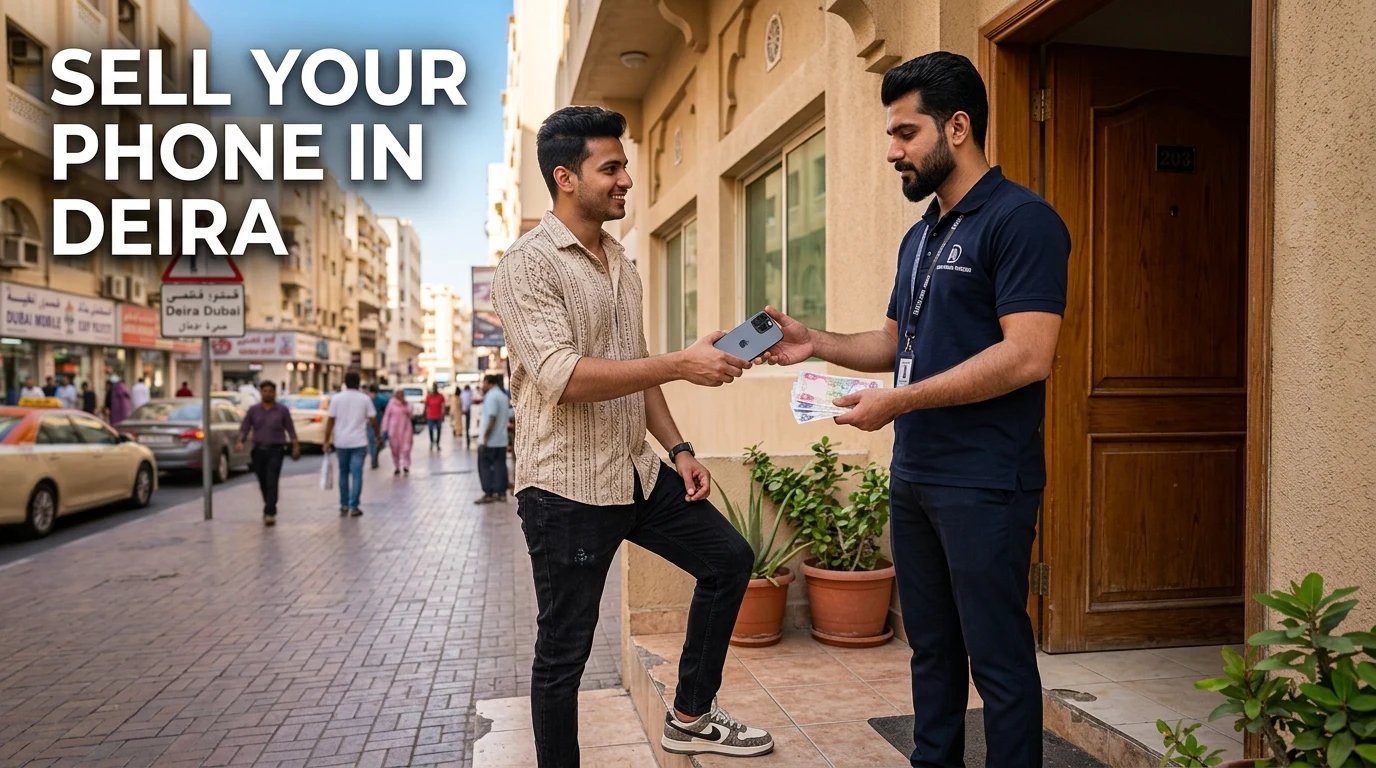 Sell your phone in Deira for instant cash with free doorstep pickup